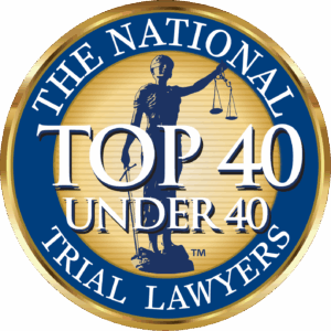 The National Trial Lawyers Top 40 Under 40 Badge